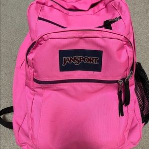 Jansport big student backpack hot pink